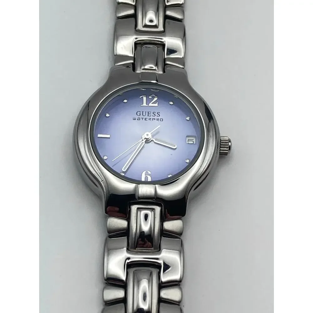 Guess Waterpro Women's Watch 26mm  - New Battery WR 100m Wrist 6.75-7